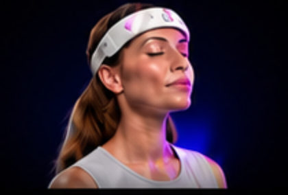 BrainTap guided light and sound headset