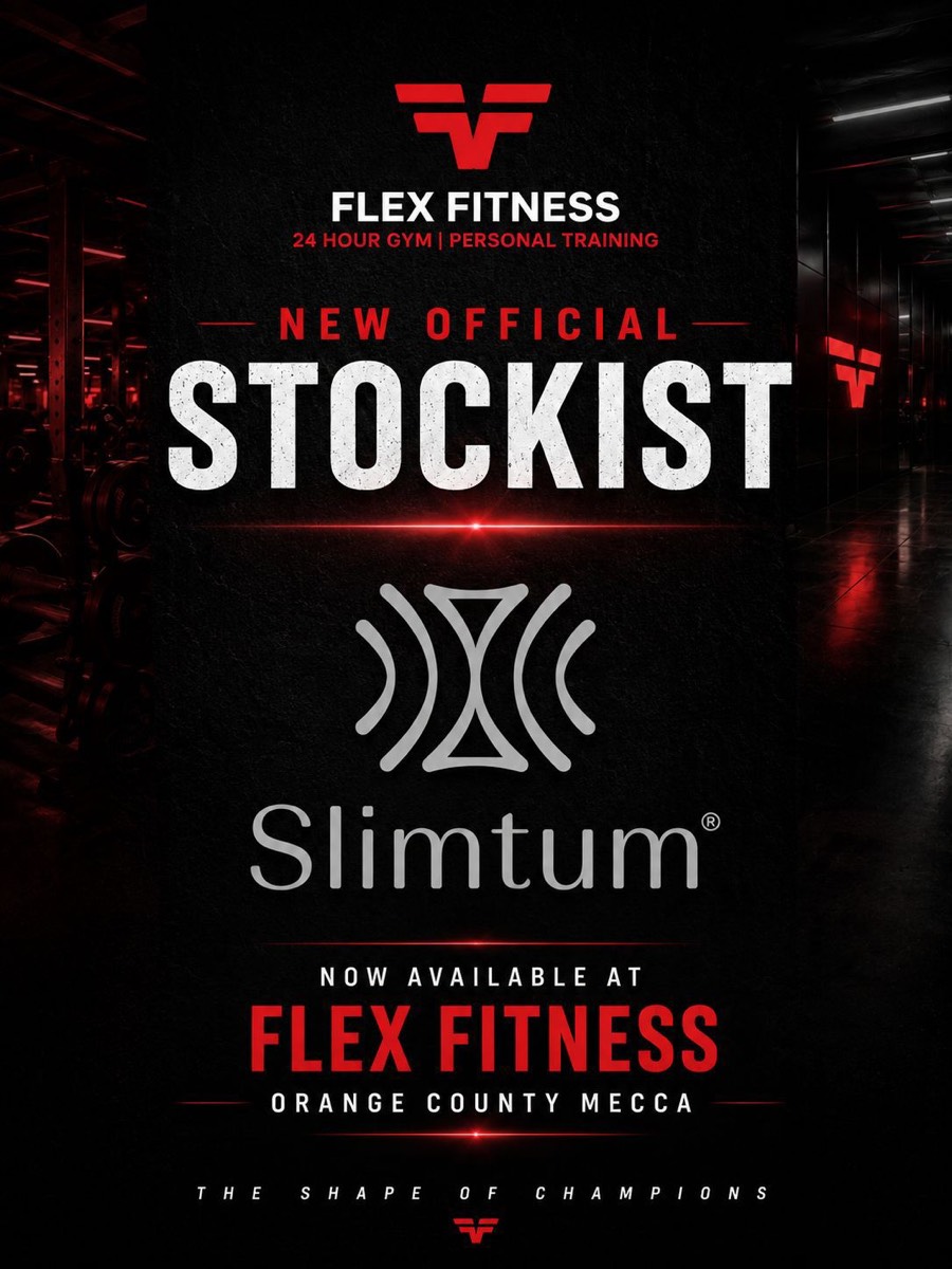 Flex Fitness — New Official Slimtum Stockist, now available in Orange County